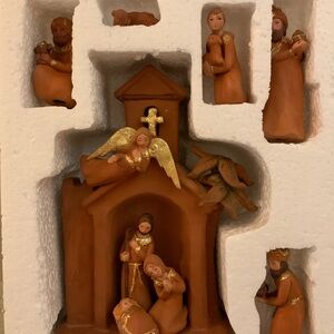 Department 56 Terra Cotta Nativity Set